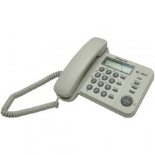Телефон проводной Panasonic KX-TS2356 RU-W белый_АОН, Caller ID