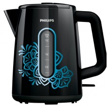 Чайник Philips HD-9310/93 черный с рисунком, об.1,6л., 2400Вт., пластик