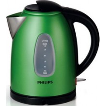 Чайник Philips HD-4665/30 зеленый с черн., об.1,7л, 2400Вт, пластик/нерж.сталь