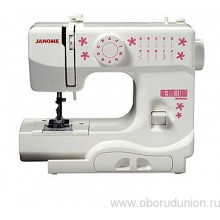 Швейная машина JANOME SEW Mini Deluxe, электромеханическая, 10 операций, челнок горизонтальный