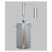 Дистиллятор Первач - Премиум Классик 30Т, домашний 30 л., охладитель с сухопарником, термометр