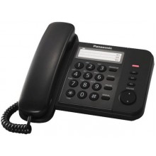 Телефон проводной Panasonic KX-TS2352 RU-B черный