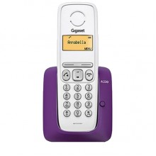 Телефон DECT Siemens Gigaset A-230 PURPLE белый/фиолет