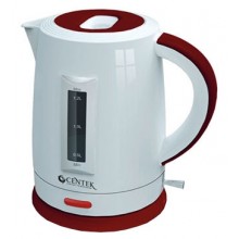 Чайник Centek CT-1063 (бел/красный) 1.2л, 2000ВТ, LED индикатор включения