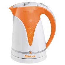 Чайник электрический Sakura SA-2334A (1.7) бел/оранж д