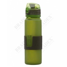 Бутылка силиконовая «COMPACT DRINK» зелёная SF 0061
