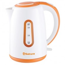 Чайник электрический Sakura SA-2333A (1.7) бел/оранж д