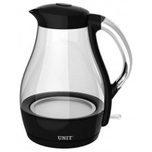 Чайник электрический UNIT UEK- 258 черный с рисунком
