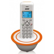 Телефон DECT ВВК BKD-815 бело-оранжевый