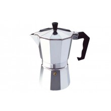 Кофеварка LARA LR06-72 300мл (6х50 мл), для молотого кофе, алюм. корпус, итал. дизайн