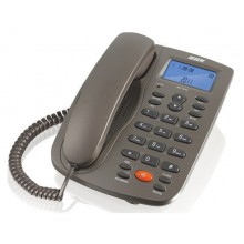 Телефон проводной BBK BKT-78 RU серебро/чёрный