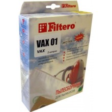 Мешок-пылесборник Экстра FILTERO VAX 01 (2) Kit ЭКСТРА, набор мешков и фильтров Vax